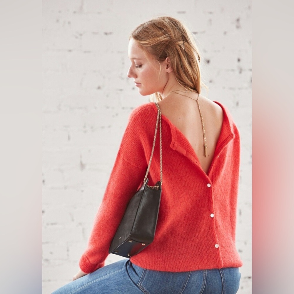 Sezane Gilet Gaspard XXS rouge